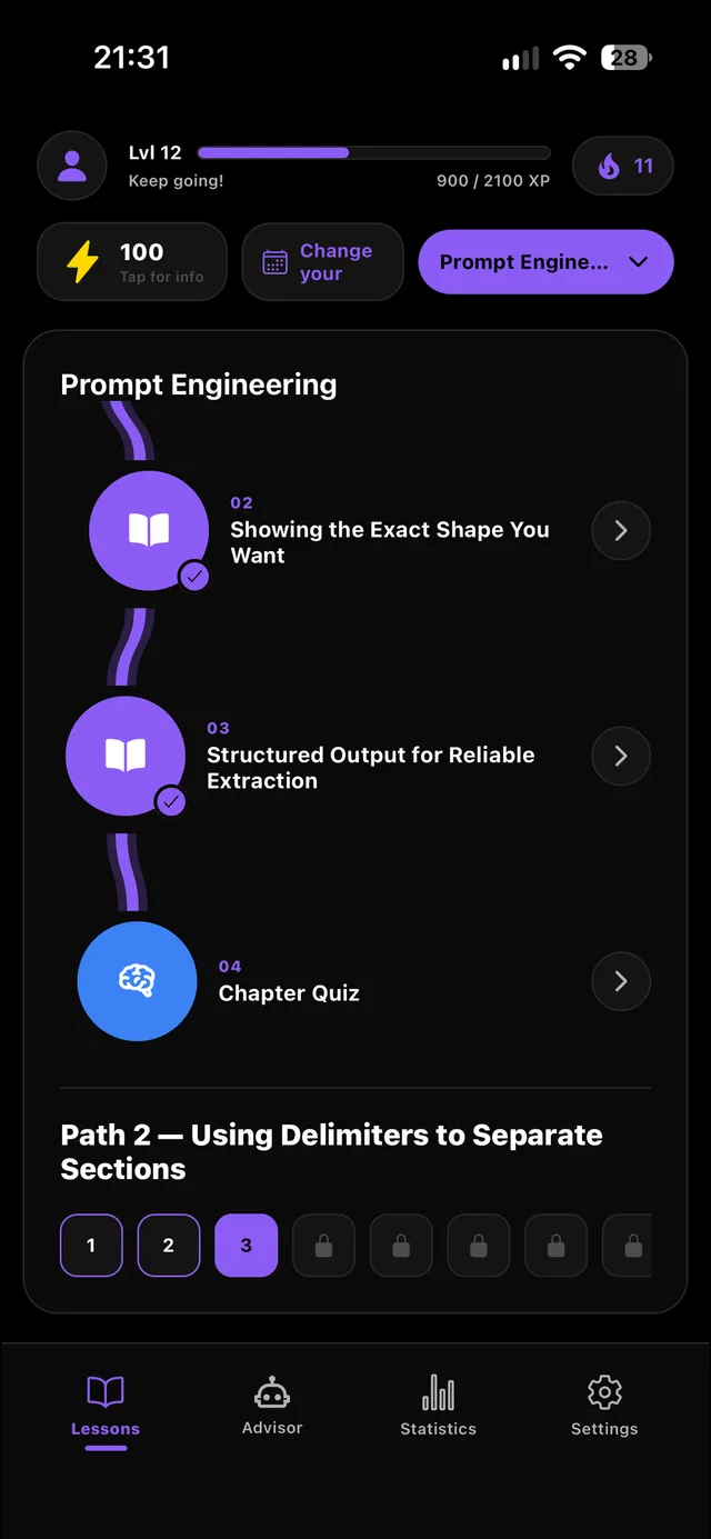 Swipe AI: Your learning path
