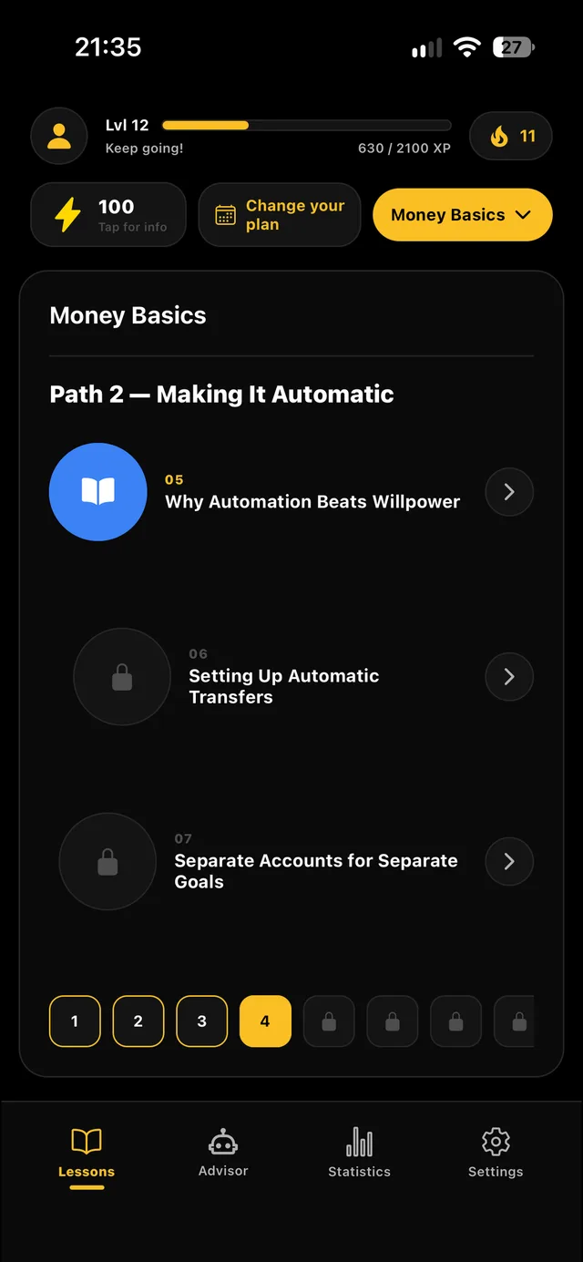 Swipe Finance: Your learning path